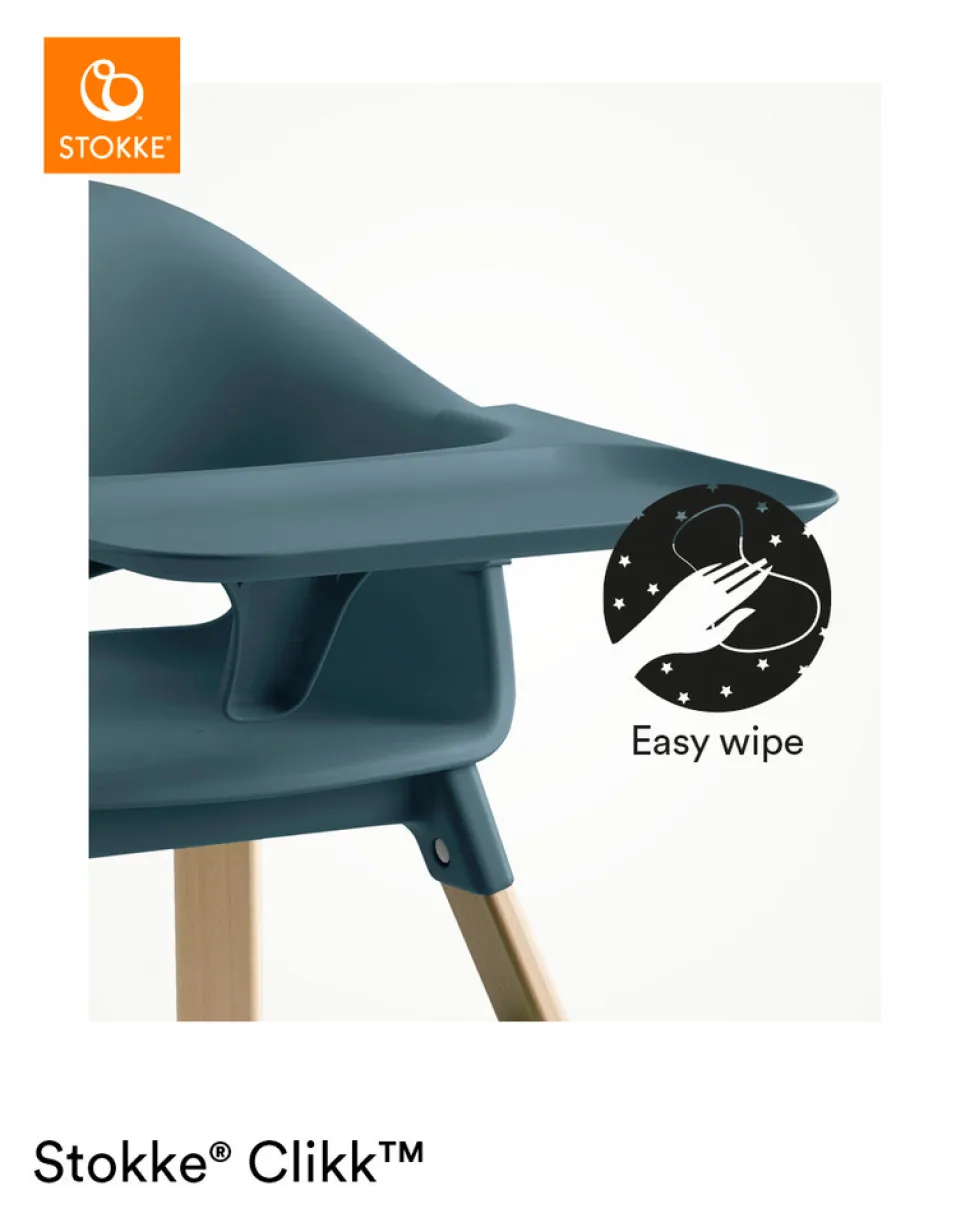 Clikk højstol - Fjord Blue