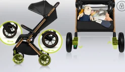 Cloe klapvogn - black onyx