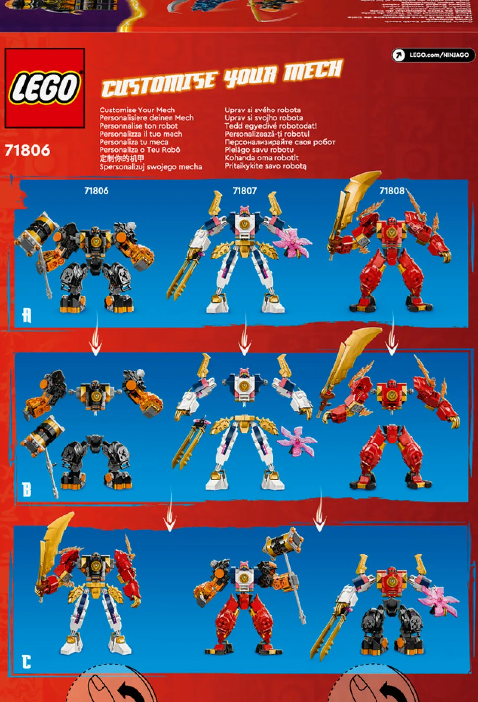 Coles jord-elementrobot 71806 LEGO® NINJAGO®