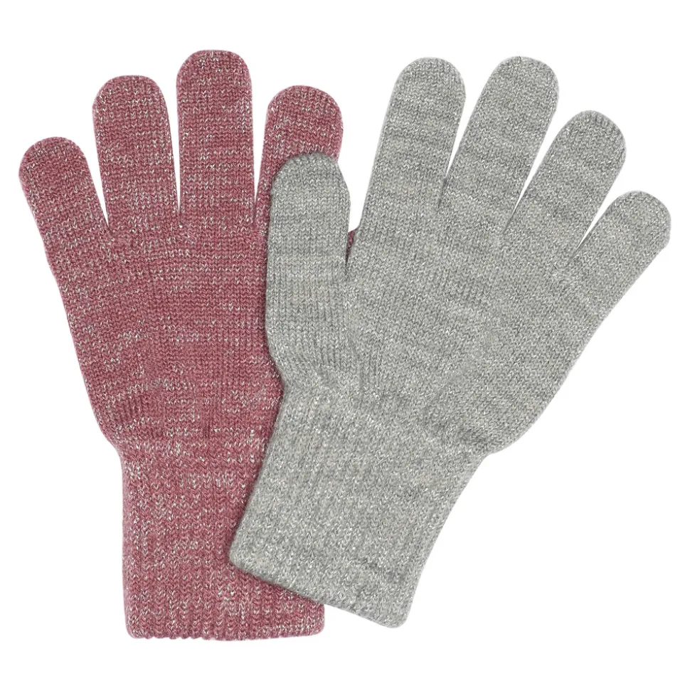 Comfy glitter vanter 2-pak - Mix Light Grey Mel Grape Shake