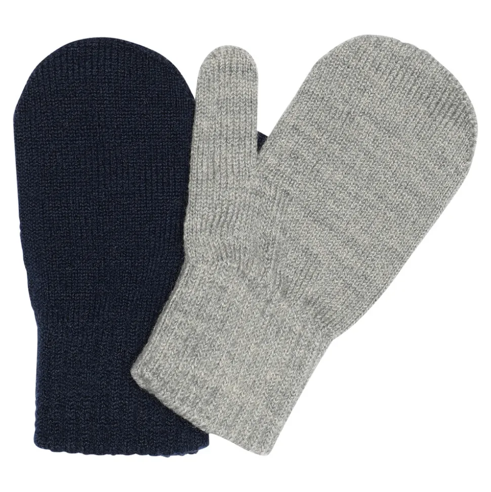 Comfy luffer 2-pak - Mix Light Grey Mel Blue