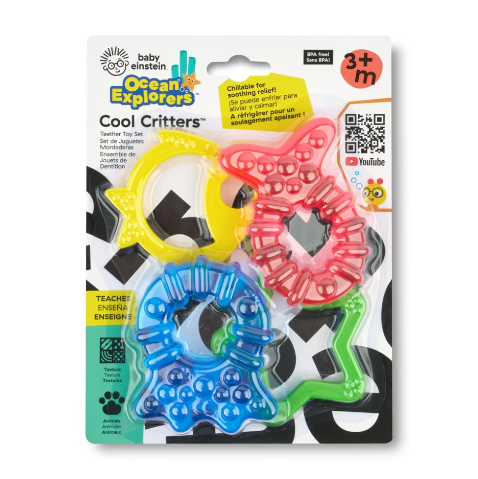 Cool Critters kølebideringe - sæt med 4