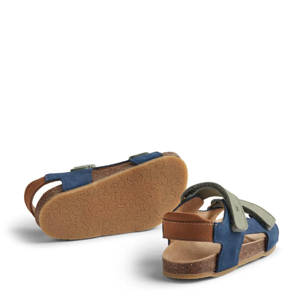 Corey kork sandal - blue