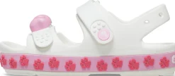 Crocband Cruiser Pet Sandal T - WHITE/PINK