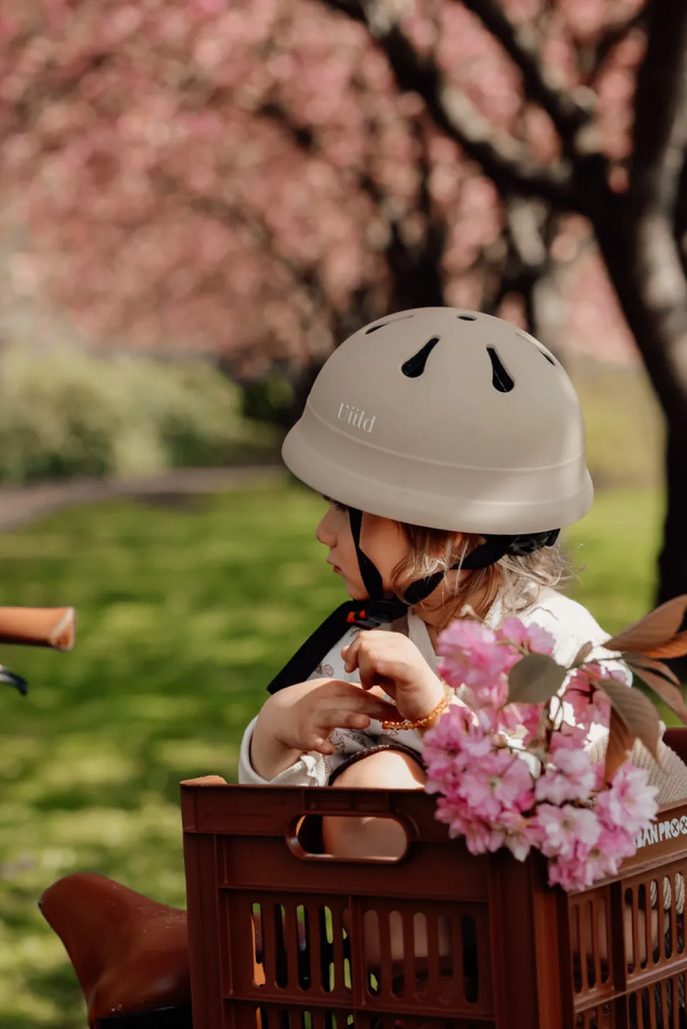 Cykelhjelm - Oak Beige str. XS