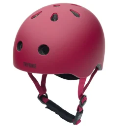 Cykelhjelm med retrolook – vintagerød XS