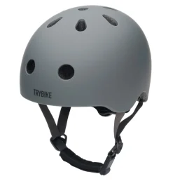 Cykelhjelm med retrolook – antracitgrå XS