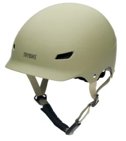 Cykelhjelm med retrolook - vintagegrøn S/M