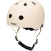 Cykelhjelm med retrolook – cremefarvet XS