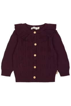 Dalia Cardigan - Dark Grape