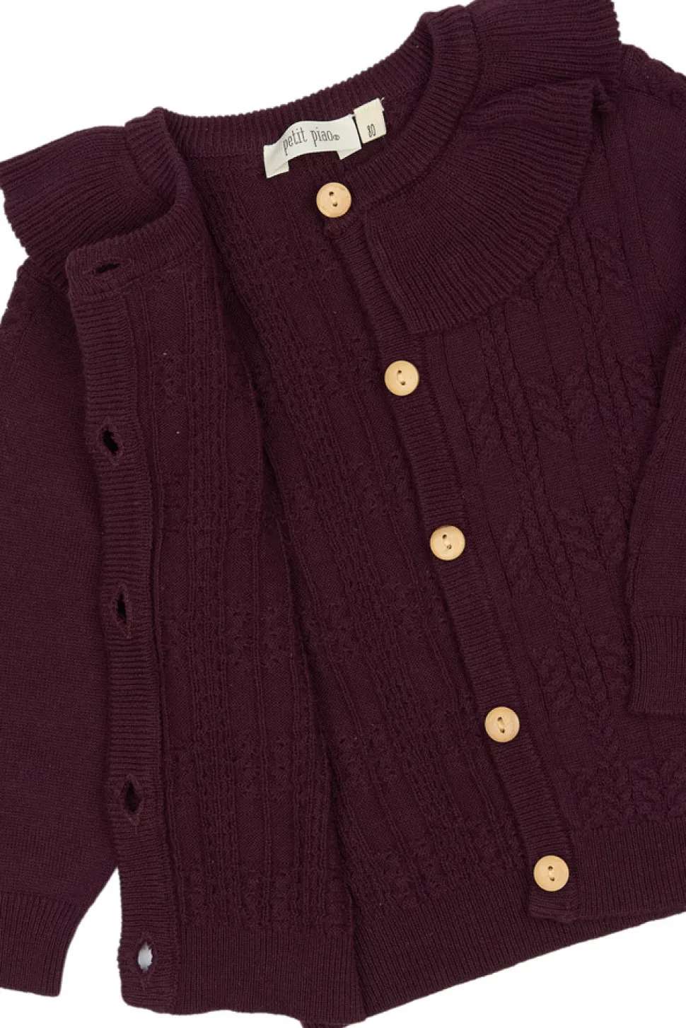 Dalia Cardigan - Dark Grape
