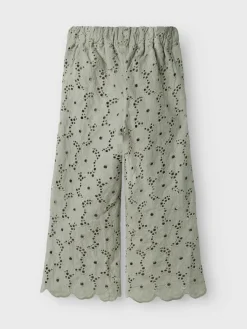 Dally brede bukser - FOREST FOG