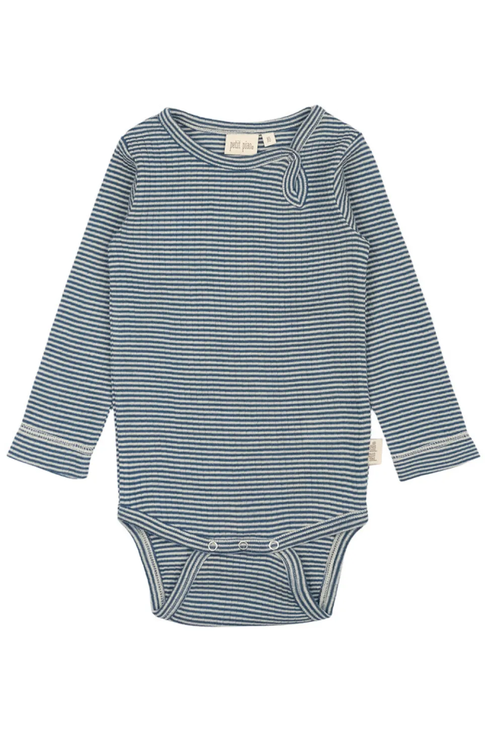 Dante Uld Body Langærmet - Ensign Blue/Dark Off White