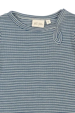 Dante Uld Body Langærmet - Ensign Blue/Dark Off White