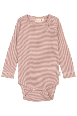 Dante Uld Body Langærmet - Nostalgic Rose/Dark Off White