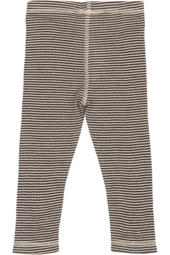 Dante Uld Leggings - Coffee Bean/Dark Off White