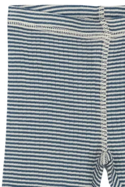 Dante Uld Leggings - Ensign Blue/Dark Off White