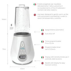 Digital flaskevarmer og sterilisator