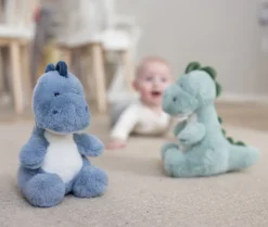 Dinoen Rex, plysdyr blå, 25 cm