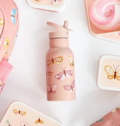 Drikkedunk stål Butterflies