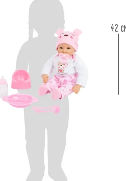 Dukke m/tilbehør - Marie
