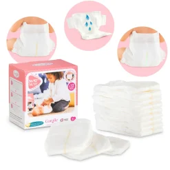 Dukketilbehør, Bleer, 36 cm