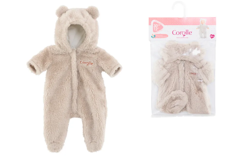 Dukketøj, Blød "Teddy" Overall, 30 cm