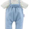 Dukketøj Bluse og Overall, 36 cm