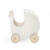 Dukkevogn i træ, classic white