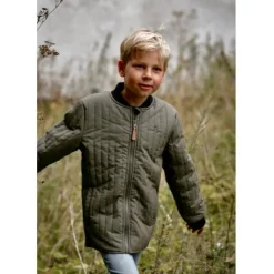 Duvet jakke - DUSTYOLIVE