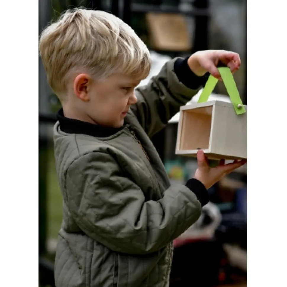 Duvet jakke - DUSTYOLIVE