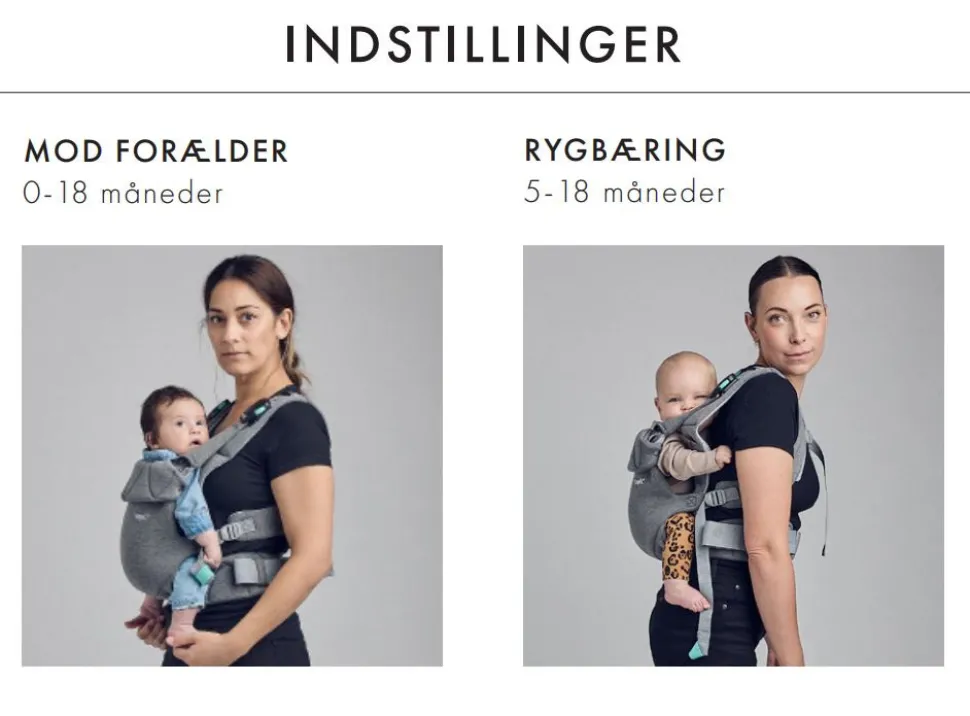 Easy Soft Bæresele - Mercury Grey (jersey)