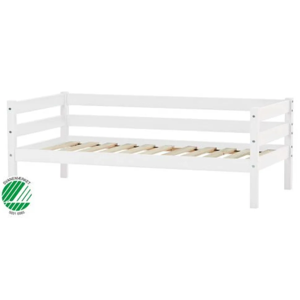 ECO Comfort Juniorseng hvid, med sengehest og skuffesæt