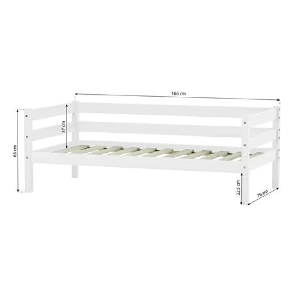 ECO Comfort Juniorseng med madras - 70x160 cm. - hvid