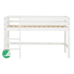 ECO Dream Halvhøj seng (delbar) 70x160 cm. - hvid