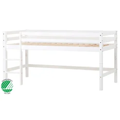 ECO Dream Halvhøj seng (delbar) 90x200 cm. - hvid