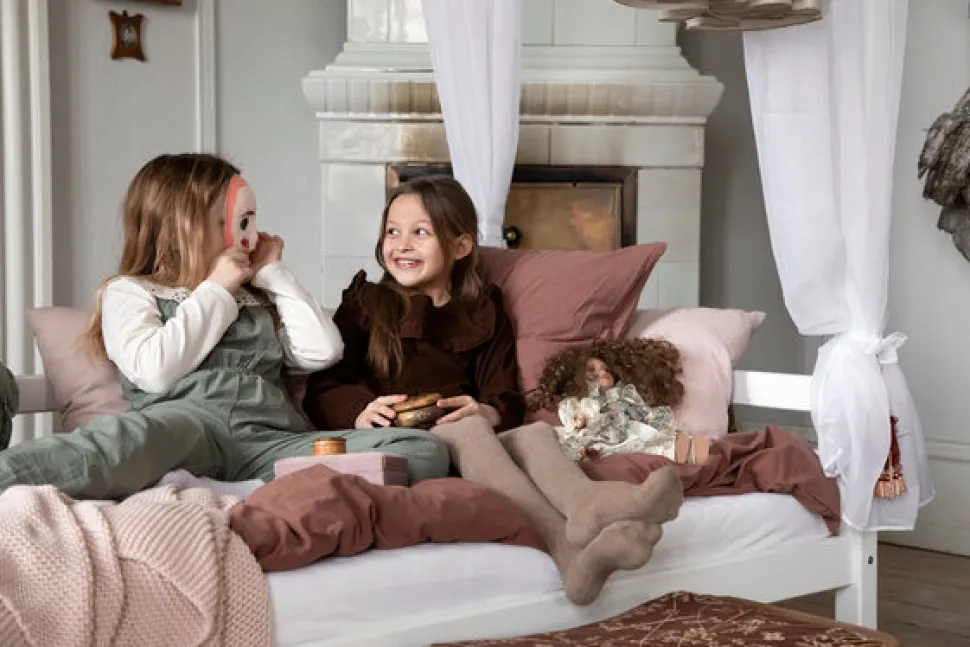 ECO Dream Himmelseng med madras 70x160 cm. - hvid