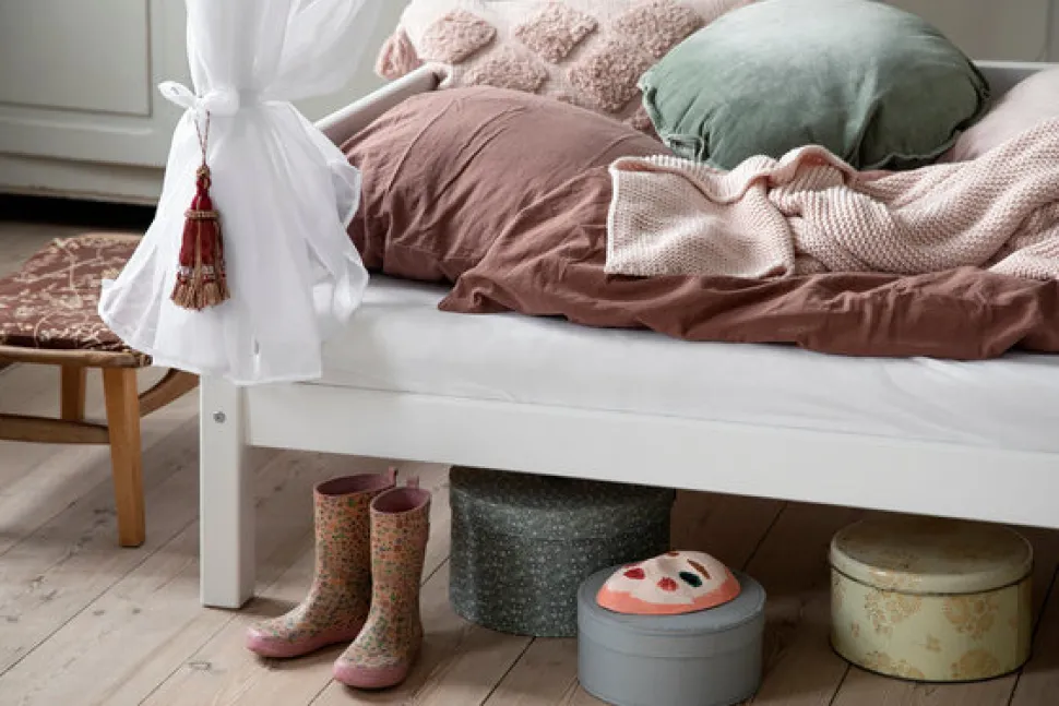 ECO Dream Himmelseng med madras 70x160 cm. - hvid