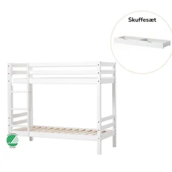 ECO Dream køjeseng hvid, med skuffesæt