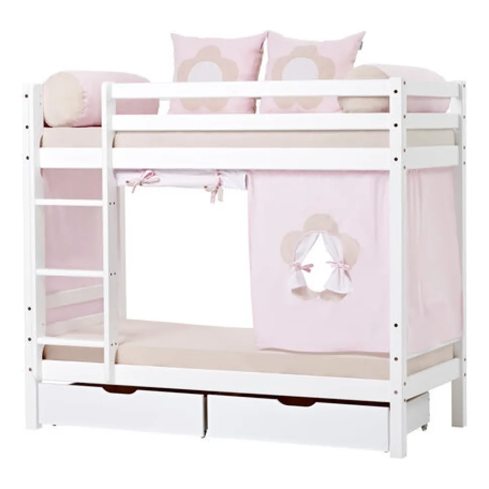 ECO Dream køjeseng hvid, med skuffesæt