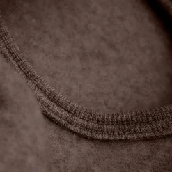 Elefanthue m. Ører Uld Fleece - Brown Melange