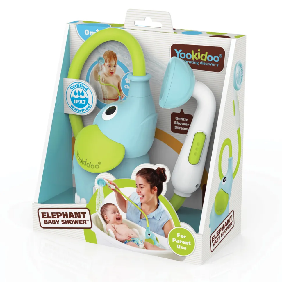 Elephant Baby Shower - Blå