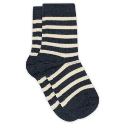 Elis strømpe - Dark Denim Melange