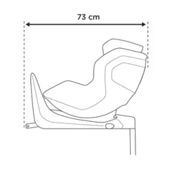 Elm rearward facing - Mid Blue