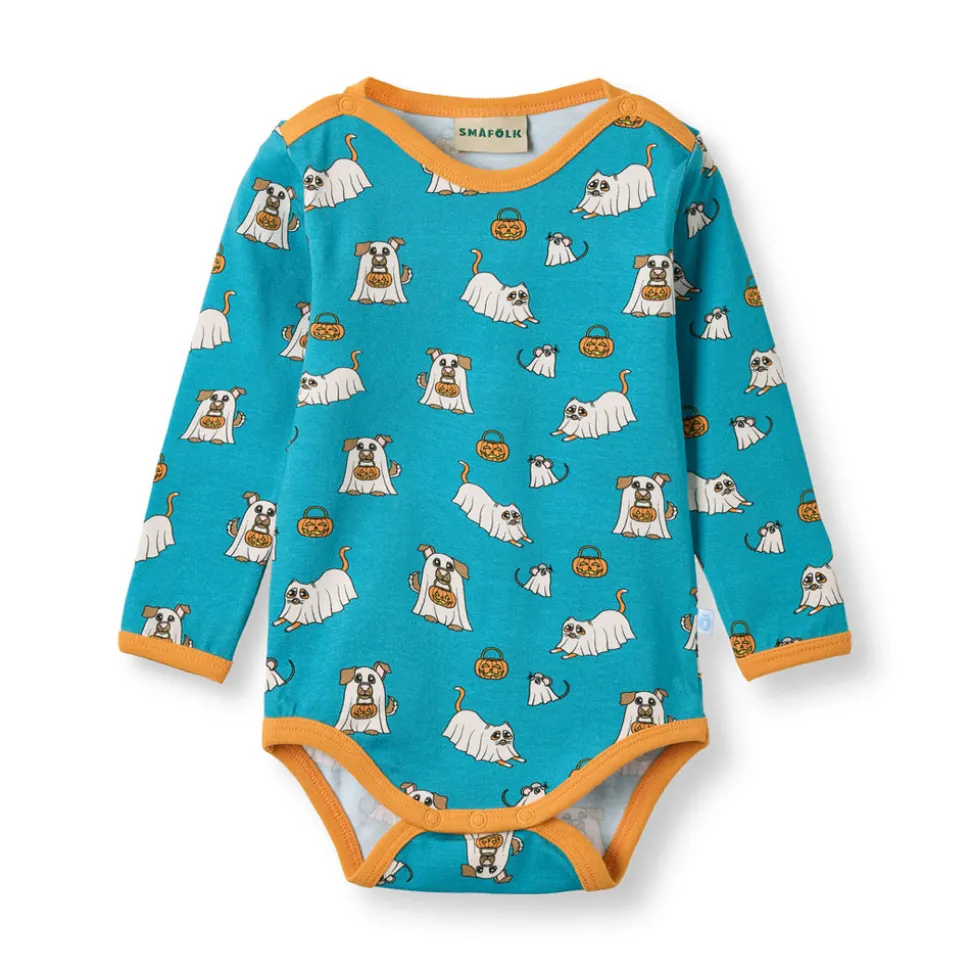 Elstar Langærmet Body - Creamy blue