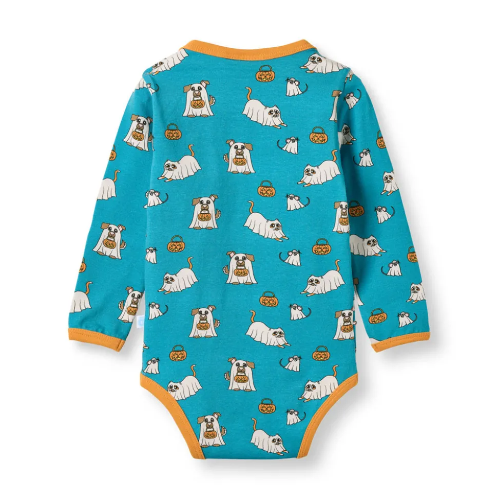 Elstar Langærmet Body - Creamy blue