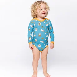 Elstar Langærmet Body - Creamy blue