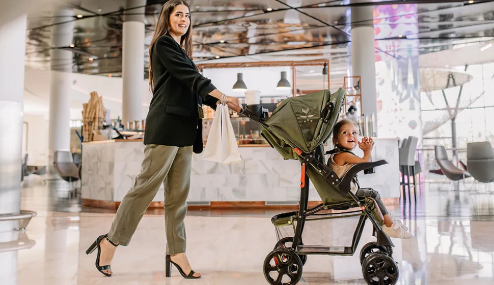 Emma Plus klapvogn - stone