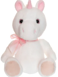 Enhjørningen Elsie, plysdyr hvid, 20 cm