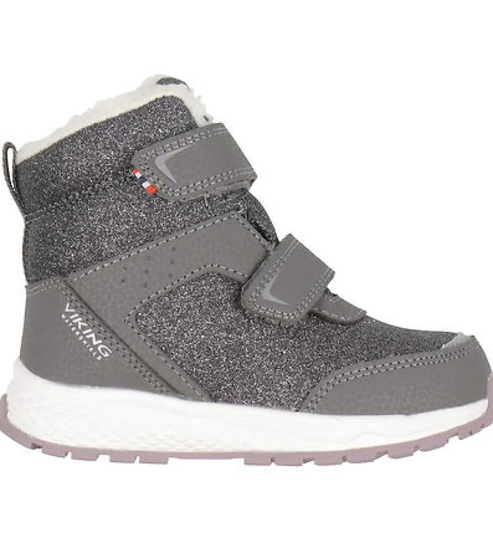 Equip Glitter Warm WP 2V - Charcoal/Dusty Pink